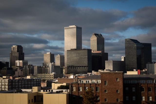 View of New Orleans, Louisiana, on December 2, 2025. According to US media reports, US Immigration and Customs Enforcement (ICE) and US Customs and Border Patrol are expected to begin a large-scale immigration enforcement operation known as "Swamp Sweep" in Southern Louisiana and Mississippi. (Photo by Adam GRAY / AFP)