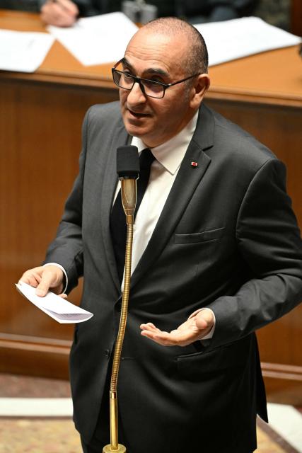 France's Interior Minister Laurent Nunez speaks during a session of questions to the government at the National Assembly, the French Parliament lower house, in Paris on December 3, 2025. (Photo by Bertrand GUAY / AFP)