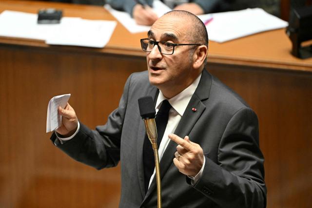France's Interior Minister Laurent Nunez speaks during a session of questions to the government at the National Assembly, the French Parliament lower house, in Paris on December 3, 2025. (Photo by Bertrand GUAY / AFP)