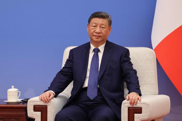 China's President Xi Jinping attends the 7th formal meeting of the Franco-Chinese Business Council in Beijing on December 4, 2025. (Photo by Ludovic MARIN / POOL / AFP)
