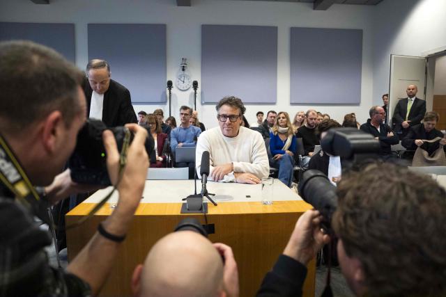 Dutch singer Marco Borsato attends the court in Utrecht on December 4, 2025, to get the verdict in the sex offense case against him. (Photo by Jeroen Jumelet / ANP / AFP) / Netherlands OUT