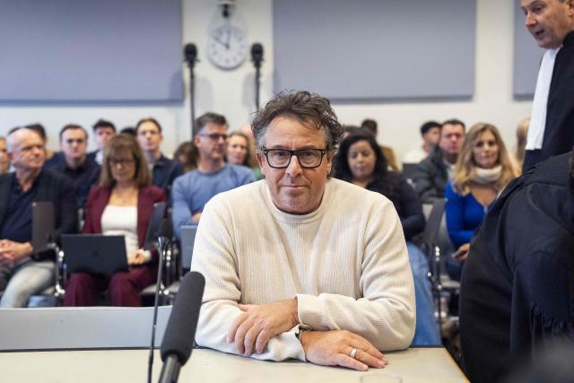 Dutch singer Marco Borsato attends the court in Utrecht on December 4, 2025, to get the verdict in the sex offense case against him. (Photo by Jeroen Jumelet / ANP / AFP) / Netherlands OUT