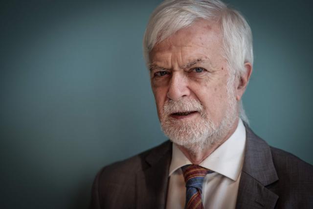 James Skea, Chair of the Intergovernmental Panel on Climate Change (IPCC) poses during a photo session in Saint-Denis, in the outskirts of Paris, on December 4, 2025. (Photo by STEPHANE DE SAKUTIN / AFP)