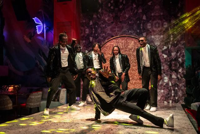 (FILES) Dancers perform on stage at the Zaza restaurant and lounge in Lagos, on August 24, 2025. Scantily clad in a sequin leotard and silver heels, the dancer swayed to "Money" by Cardi B in a mega-sized cocktail glass.
Nigeria might be going through its worst economic crisis in a generation, but in Lagos, the party hasn't stopped.
Patrons at The Library, where fake banknotes rained down on the stage, were being treated to both dinner and a show as cabaret takes the mega-city by storm.
Clubs like The Library have been fully revamped to cash in on the trend, tapping into the best singers and dancers across the African cultural powerhouse, but also drawing talent from across the world. (Photo by OLYMPIA DE MAISMONT / AFP)