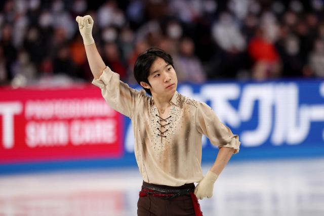 South Korea's Choi Habin competes in the Junior Men Free Skating at the ISU Grand Prix of Figure Skating Final in Nagoya on December 5, 2025. (Photo by PAUL MILLER / AFP)