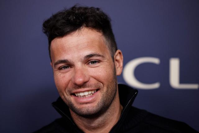 French para-cyclist Florian Jouanny poses for a photocall ahead of the Velo d'Or 2025 award ceremony at the Pavillon Gabriel in Paris on December 5, 2025. (Photo by Anne-Christine POUJOULAT / AFP)