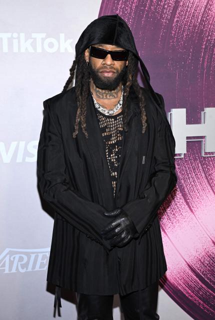 US singer Ty Dolla $ign attends the Variety's 9th annual Hitmakers Brunch at Nya Studios in Los Angeles on December 6, 2025. (Photo by LISA O'CONNOR / AFP)