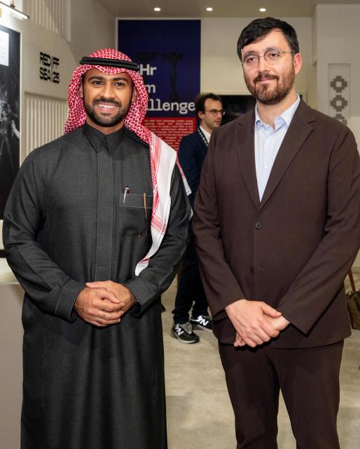 Picture of Faisal Baltyuor, CEO of Red Sea Film Festival, on the left, with Gaetan Bruel, President of National Center of Cinematography and the moving image (CNC), on the right, as part of 5th edition of Red Sea Film Festival in Jeddah, Saudi Arabia on December 7th, 2025. (Photo by Ammar ABD RABBO / RED SEA FILM FESTIVAL / FACTSTORY) / Disclaimer: This document is neither produced nor endorsed by AFP. It is distributed under its issuer sole responsibility. Its reproduction is authorized in context without any distortion of content. If you have any question about this document, please contact its issuer.