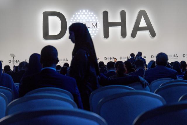 Picture of people attending Doha Forum in Qatar on December 07, 2025. (Photo by Thierry Van Biesen / MOFA / FACTSTORY) / Disclaimer: This document is neither produced nor endorsed by AFP. It is distributed under its issuer sole responsibility. Its reproduction is authorized in context without any distortion of content. If you have any question about this document, please contact its issuer.