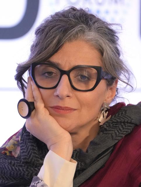 Picture of Francesca Albanese, United Nations Special Rapporteur on the occupied Palestinian territories, attending Doha Forum in Qatar on December 07, 2025. (Photo by HUSSEIN BAYDOUN / MOFA / FACTSTORY) / Disclaimer: This document is neither produced nor endorsed by AFP. It is distributed under its issuer sole responsibility. Its reproduction is authorized in context without any distortion of content. If you have any question about this document, please contact its issuer.