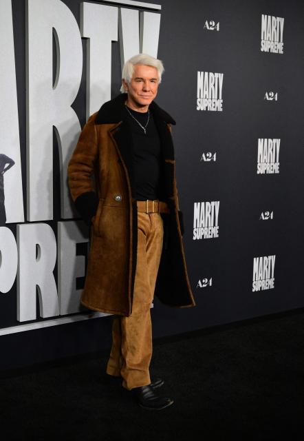 Australian director Baz Luhrmann attends the premiere of "Marty Supreme" in Los Angeles, California, on December 8, 2025. (Photo by Frederic J. BROWN / AFP)