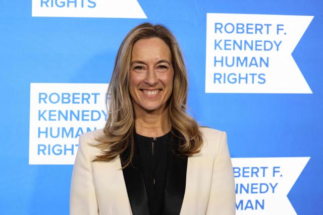 New Jersey Governor-elect Mikie Sherrill attends the Robert F. Kennedy Human Rights 'Ripple of Hope Awards Gala' in New York City, on December 9, 2025. (Photo by ANGELA WEISS / AFP)