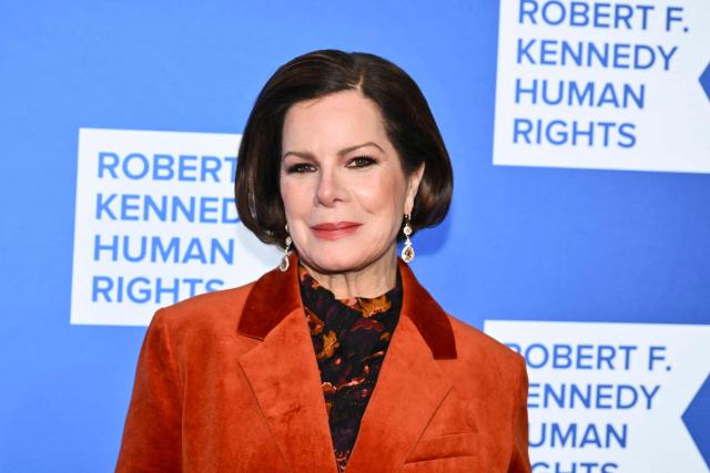 US actress Marcia Gay Harden attends the Robert F. Kennedy Human Rights 'Ripple of Hope Awards Gala' in New York City, on December 9, 2025. (Photo by ANGELA WEISS / AFP)