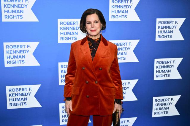 US actress Marcia Gay Harden attends the Robert F. Kennedy Human Rights 'Ripple of Hope Awards Gala' in New York City, on December 9, 2025. (Photo by ANGELA WEISS / AFP)