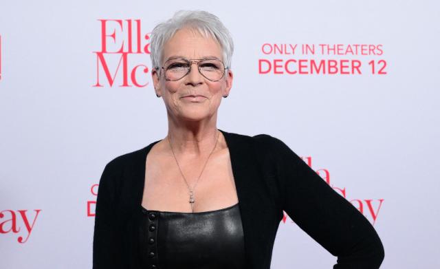 US actress Jamie Lee Curtis attends the world premiere of 20th Century Studios' "Ella McCay" at the El Capitan Theatre in Hollywood, California, on December 9, 2025. (Photo by Frederic J. BROWN / AFP)