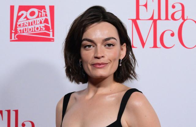 British-French actress Emma Mackey attends the world premiere of 20th Century Studios' "Ella McCay" at the El Capitan Theatre in Hollywood, California, on December 9, 2025. (Photo by Frederic J. BROWN / AFP)