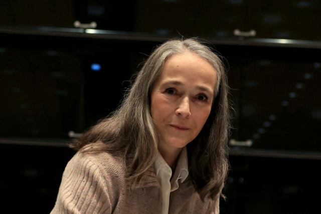 France TV President Delphine Ernotte attends her hearing by the commission of inquiry into the neutrality, operation and funding of public broadcasting at the National Assembly, France's lower house parliament, in Paris on December 10, 2025. (Photo by Alain JOCARD / AFP)