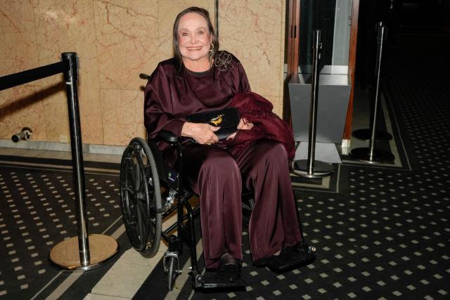 Corina Parisca de Machado, mother of  2025 Nobel Peace Prize Maria Corina Machado (unseen)  arrives for the Nobel banquet at the Grand Hotel in Oslo, Norway, on December 10, 2025. The 2025 Nobel Peace Prize was awarded to Maria Corina Machado for her efforts to bring democracy to Venezuela, challenging the iron-fisted rule of Venezuelan President Nicolas Maduro, who has been president since 2013. (Photo by Lise Åserud / NTB / AFP) / Norway OUT