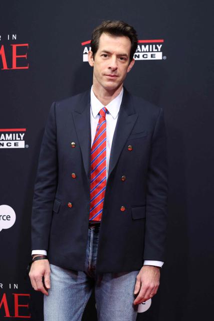 British musician Mark Ronson attends TIME's "A Year in TIME" celebration in New York on December 10, 2025. (Photo by CHARLY TRIBALLEAU / AFP)