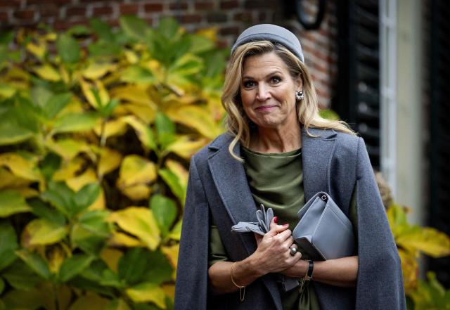 Queen Maxima of Netherlands arrives for the government lunch on the second day of the Finnish President's state visit to the Netherlands in The Hague, on December 12, 2025. (Photo by Sem van der Wal / ANP / AFP) / Netherlands OUT