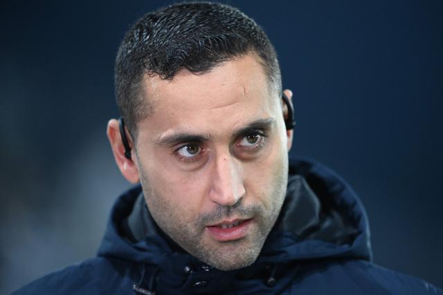 Nantes' French Moroccan head coach Ahmed Kantari is pictured prior the French L1 football match between SCO Angers and FC Nantes at the Raymond-Kopa Stadium in Angers, western France, on December 12, 2025. (Photo by JEAN-FRANCOIS MONIER / AFP)