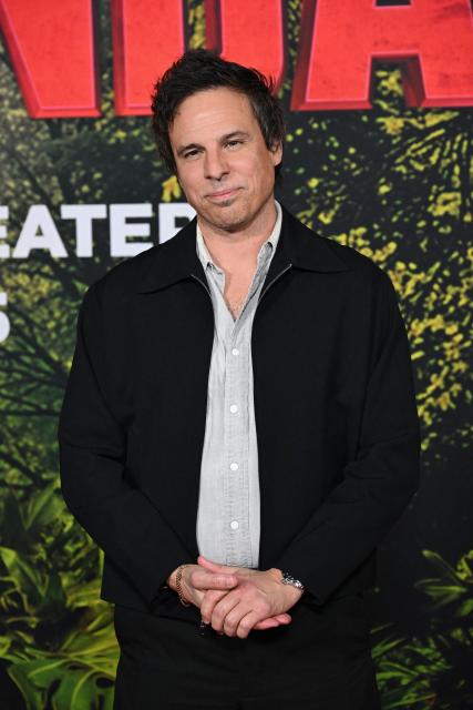 US director Tom Gormican attends the premiere of Columbia Pictures' "Anaconda" at The United Theater on Broadway in Los Angeles, California, on December 13, 2025. (Photo by Robyn Beck / AFP)