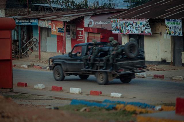 (FILES) A patrol car of the M23 movement patrols in Uvira on December 13, 2025. The M23 armed group said on December 16, 2025, it had agreed to a request from the United States to withdraw from the key city of Uvira in eastern Democratic Republic of Congo.
The group "will unilaterally withdraw its forces from the city of Uvira, as requested by the US mediators", it said in a statement signed by coordinator Corneil Nangaa. (Photo by Jospin Mwisha / AFP)