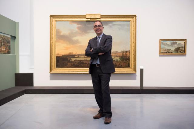 (FILES) President-Director of the Louvre Jean-Luc Martinez attends the inauguration of the La Boverie Le Louvre museum, in Liege on May 4, 2016. The former Louvre boss who oversaw two audits identifying major security issues at the museum in the 2010s, denied neglecting anti-theft measures during a Senate hearing on December 16, 2025. Security standards at the world's most visited museum in Paris are facing intense scrutiny following an October heist when thieves stole jewellery worth an estimated $102 million. (Photo by JOHN THYS / AFP)
