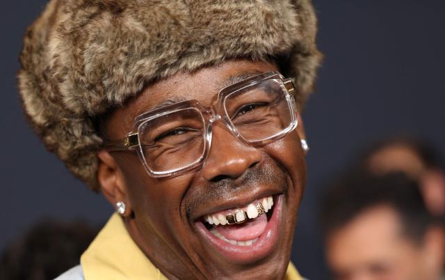 US rapper Tyler, The Creator attends the NY premiere of "Marty Supreme" in New York on December 16, 2025. (Photo by ANGELA WEISS / AFP)