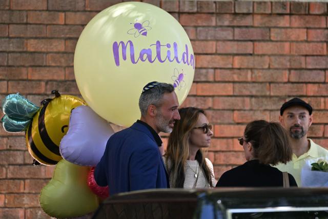 People arrive for the funeral of 10-year-old Matilda, who was killed in the December 14 Bondi Beach shooting attack, in Sydney on December 18, 2025. The attack at Bondi Beach on December 14 was one of the deadliest in Australian history. (Photo by Saeed KHAN / AFP)