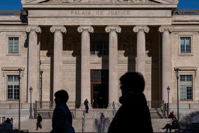 This photograph taken on December 18, 2025 shows the "Palais de Justice" courthouse of Marseille, southernern France. (Photo by MIGUEL MEDINA / AFP)