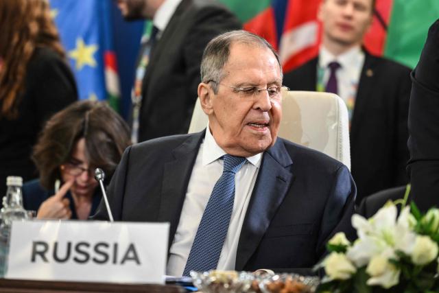Russia's Foreign Minister Sergey Lavrov attends the second Ministerial Conference of the Russia-Africa Partnership Forum in Cairo on December 20, 2025. (Photo by Ahmed HASAN / AFP)
