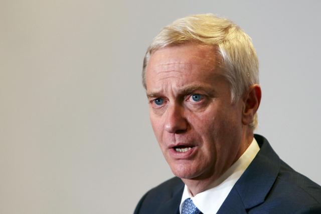 Chile's President-elect Jose Antonio Kast speaks during a press conference for national and international media after a meeting with business leaders from various production sectors at the Swissotel in Quito on December 23, 2025. Kast, 59, arrived in Quito to discuss irregular migration, terrorism and drug trafficking. (Photo by Galo Paguay / AFP)