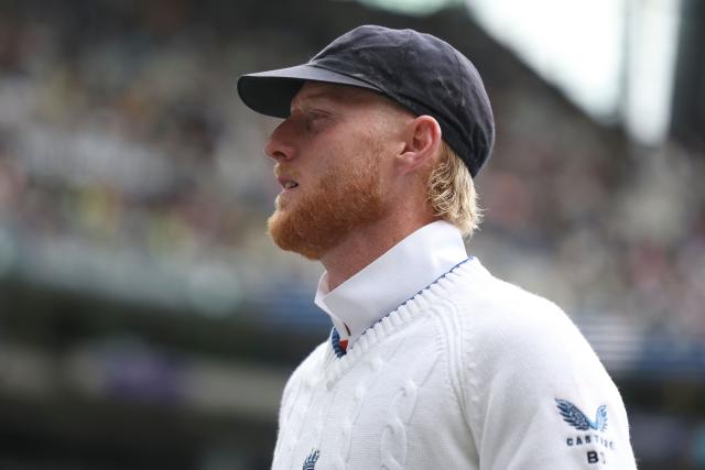England's Ben Stokes prepares to take the field during the first day of the fourth Ashes cricket Test match between Australia and England at the Melbourne Cricket Ground (MCG) in Melbourne, Australia on December 26, 2025. (Photo by Martin KEEP / AFP)