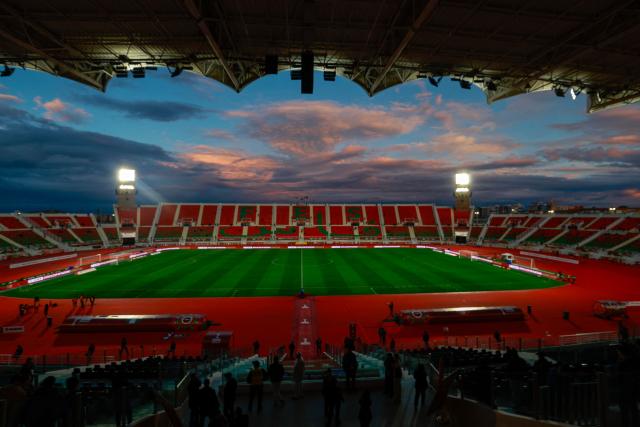 Fez Stadium  is pictured prior the Africa Cup of Nations (CAN) Group C football match between Nigeria and Tunisia in Fez on December 27, 2025. (Photo by Abdel Majid BZIOUAT / AFP)