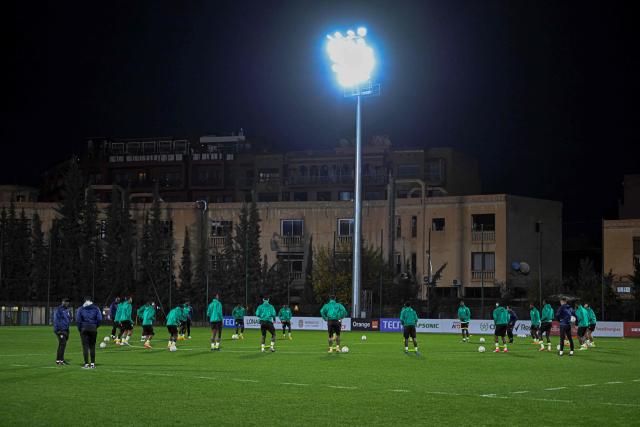 Ivory Coast's players attend a training session in Marrakesh, on December 27, 2025, on the eve of the 2025 Africa Cup of Nations (CAN) football match between Ivory Coast and Cameroon. (Photo by Khaled DESOUKI / AFP)
