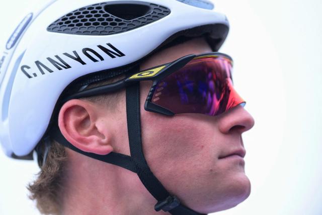 Belgian Wout van Aert looks on ahead of the men's elite race of the Azencross, the fifth stage in the DVV Trofee (out of eight) in Loenhout, on December 29, 2025. (Photo by DAVID PINTENS / Belga / AFP) / Belgium OUT