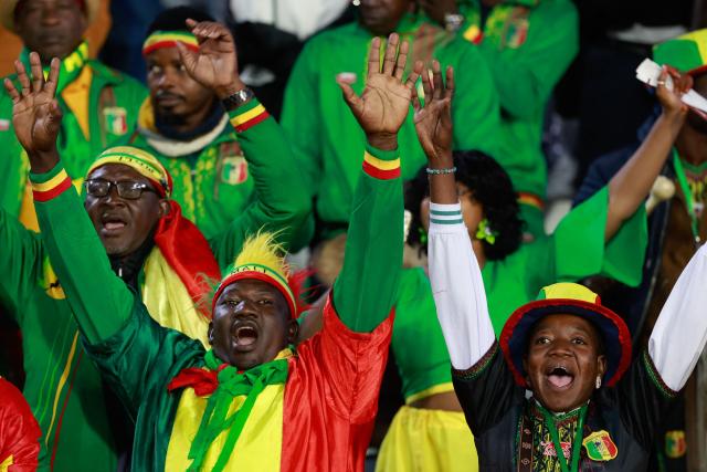 Mali supporters arrive for the Africa Cup of Nations (CAN) Group A football match between Comoros and Mali at Mohammed V Stadium in Casablanca on December 29, 2025. (Photo by Abdel Majid BZIOUAT / AFP)