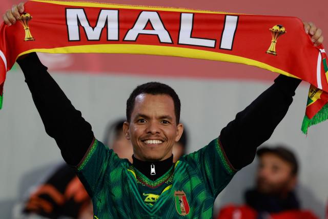 Mali supporters arrive for the Africa Cup of Nations (CAN) Group A football match between Comoros and Mali at Mohammed V Stadium in Casablanca on December 29, 2025. (Photo by Abdel Majid BZIOUAT / AFP)