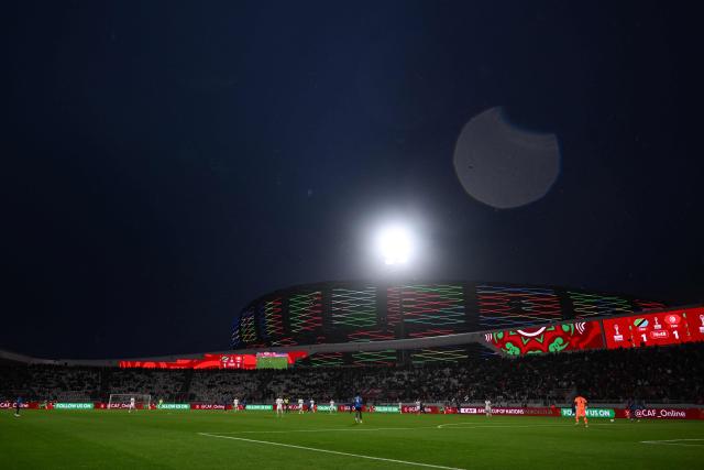 View during the Africa Cup of Nations (CAN) Group C football match between Tanzania and Tunisia at Rabat Olympic Stadium in Rabat on December 30, 2025. (Photo by Paul ELLIS / AFP)