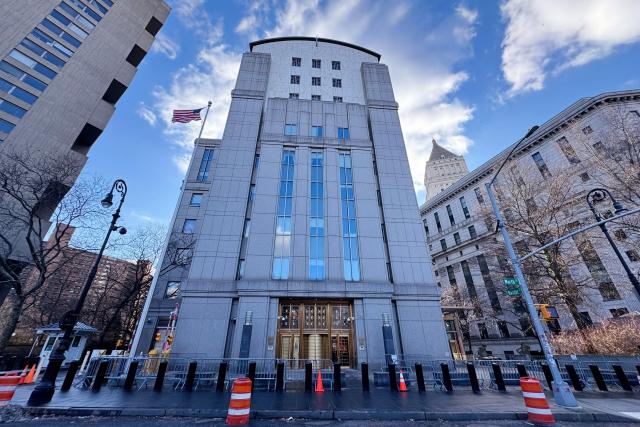 A view of the Daniel Patrick Moynihan United States Courthouse, home to the US District Court for the Southern District of New York, in New York City on January 4, 2026. Venezuela's deposed president Nicolas Maduro is scheduled to appear before a federal judge in New York at noon on January 5, to be formally notified about the charges against him, the court said. Maduro and his wife, Cilia Flores, were seized by US forces during a pre-dawn raid on January 3 in Caracas and brought to New York to face charges of "narcoterrorism" tied to alleged trafficking of tons of cocaine into the United States. (Photo by Leonardo Munoz / AFP)