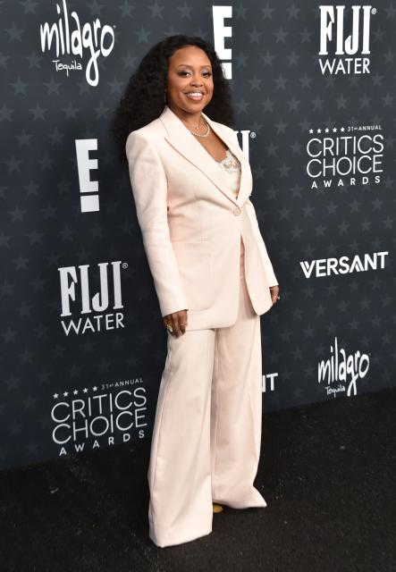 US actress Quinta Brunson attends the 31st Annual Critics Choice Awards at Barker Hangar in Santa Monica, California, on January 4, 2026. (Photo by Chris DELMAS / AFP)
