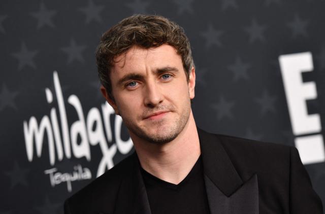 Irish actor Paul Mescal attends the 31st Annual Critics Choice Awards at Barker Hangar in Santa Monica, California, on January 4, 2026. (Photo by Chris DELMAS / AFP)