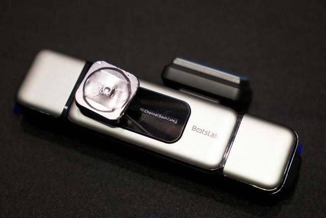 The Botslab G980H multichannel dashcam is on display at the annual Consumer Electronics Show in Las Vegas, Nevada, on January 6, 2026. (Photo by Caroline Brehman / AFP)