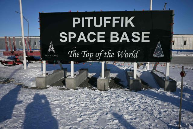 (FILES) The US military's Pituffik Space Base in Greenland where US Vice President JD Vance is visiting on March 28, 2025, US President Donald Trump is discussing options including military action to take control of Greenland, the White House said on January 6, 2026, upping tensions that Denmark warns could destroy the NATO alliance. Trump has stepped up his designs on the mineral-rich, self-governing Danish territory in the arctic since the US military seized Venezuelan leader Nicolas Maduro last weekend. (Photo by Jim WATSON / POOL / AFP)