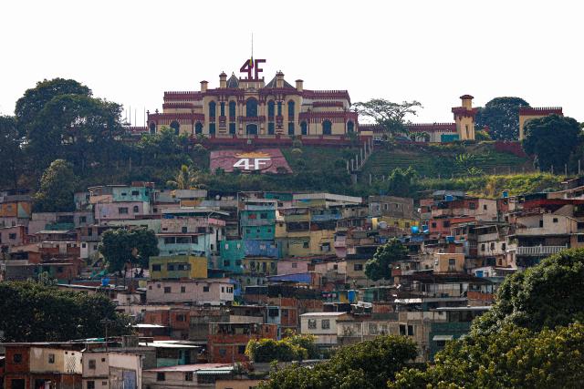 The Cuartel de la Montaña (Mountain Barracks), the 4F fort overlooking Caracas which is also home to the mausoleum of late president Hugo Chavez, is pictured on January 7, 2026. Deposed Venezuelan president Nicolas Maduro was snatched by US forces in a stunning raid on his home in Caracas on January 3, 2026, and taken to New York to face drug trafficking and other related charges. (Photo by Pedro MATTEY / AFP)