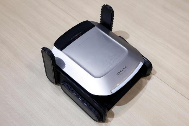 A Cyber X robot is seen on display at a Dreame booth of the annual Consumer Electronics Show (CES) in Las Vegas, Nevada, on January 7, 2026. (Photo by Caroline Brehman / AFP)