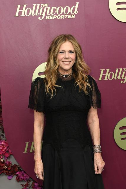 US actress and singer Rita Wilson attends the Hollywood Reporter and Spotify Golden Globe nominees night at The Lot at Formosa in Los Angeles on January 8, 2026. (Photo by Unique Nicole / AFP)