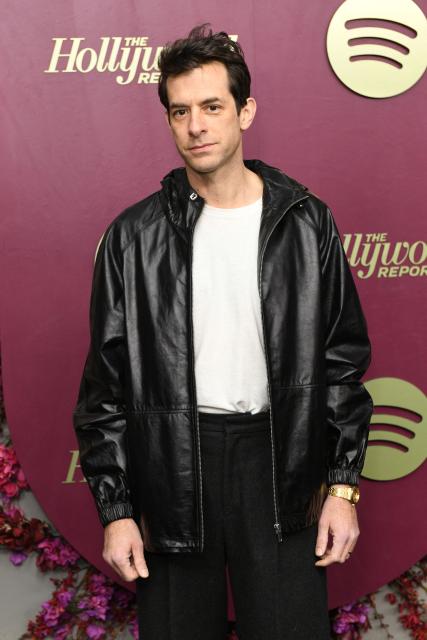 British record producer Mark Ronson attends the Hollywood Reporter and Spotify Golden Globe nominees night at The Lot at Formosa in Los Angeles on January 8, 2026. (Photo by Unique Nicole / AFP)