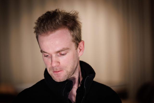 Belgian cyclist Eli Iserbyt looks on during a press conference to announce his retirement due to an unsolved nagging leg injury in Waregem on January 9, 2026. (Photo by KURT DESPLENTER / Belga / AFP) / Belgium OUT